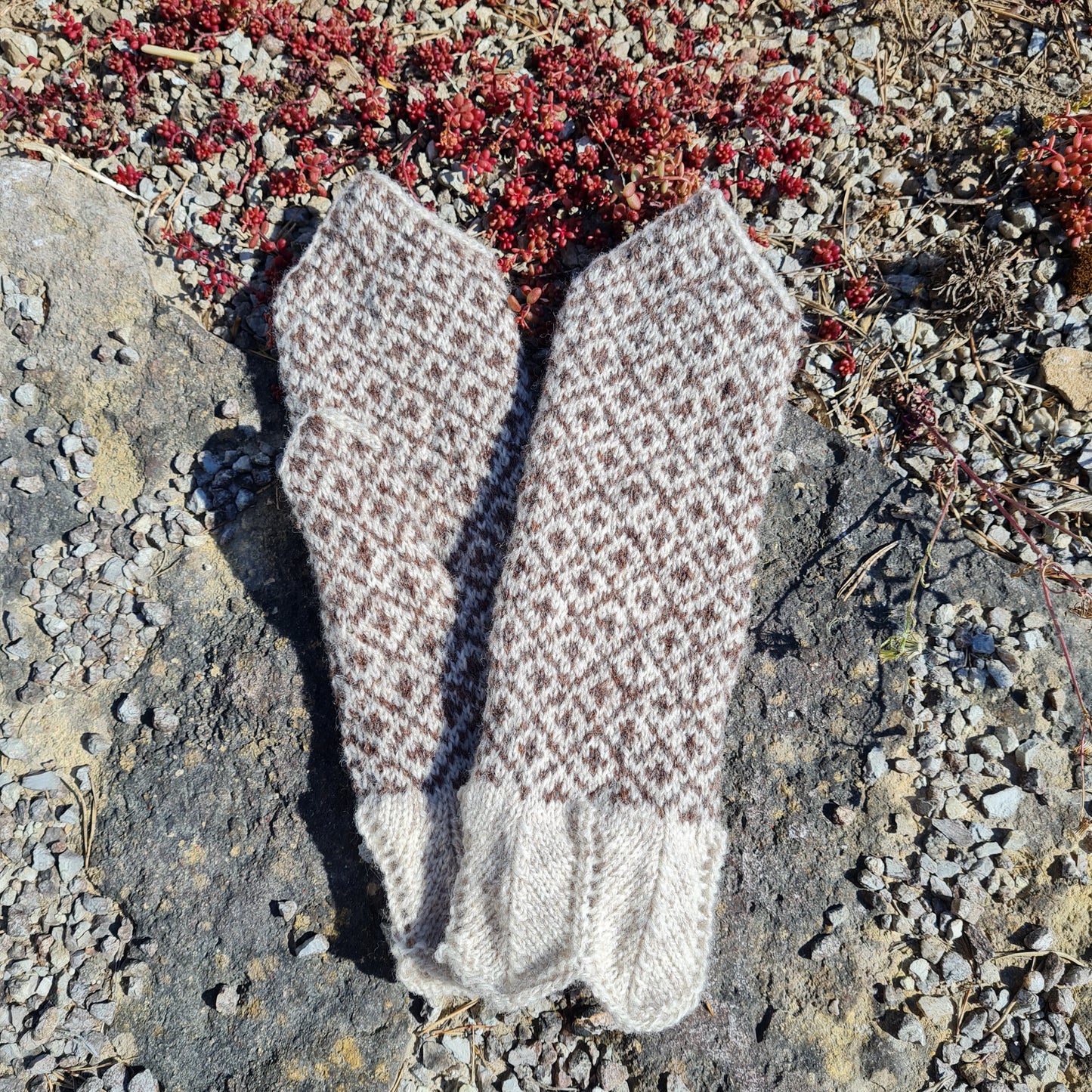 Mönster- och garnpaket Gåsöga