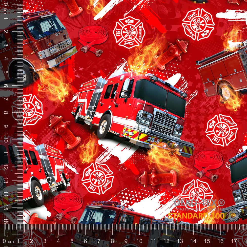 Bomullstrikå Brandbil