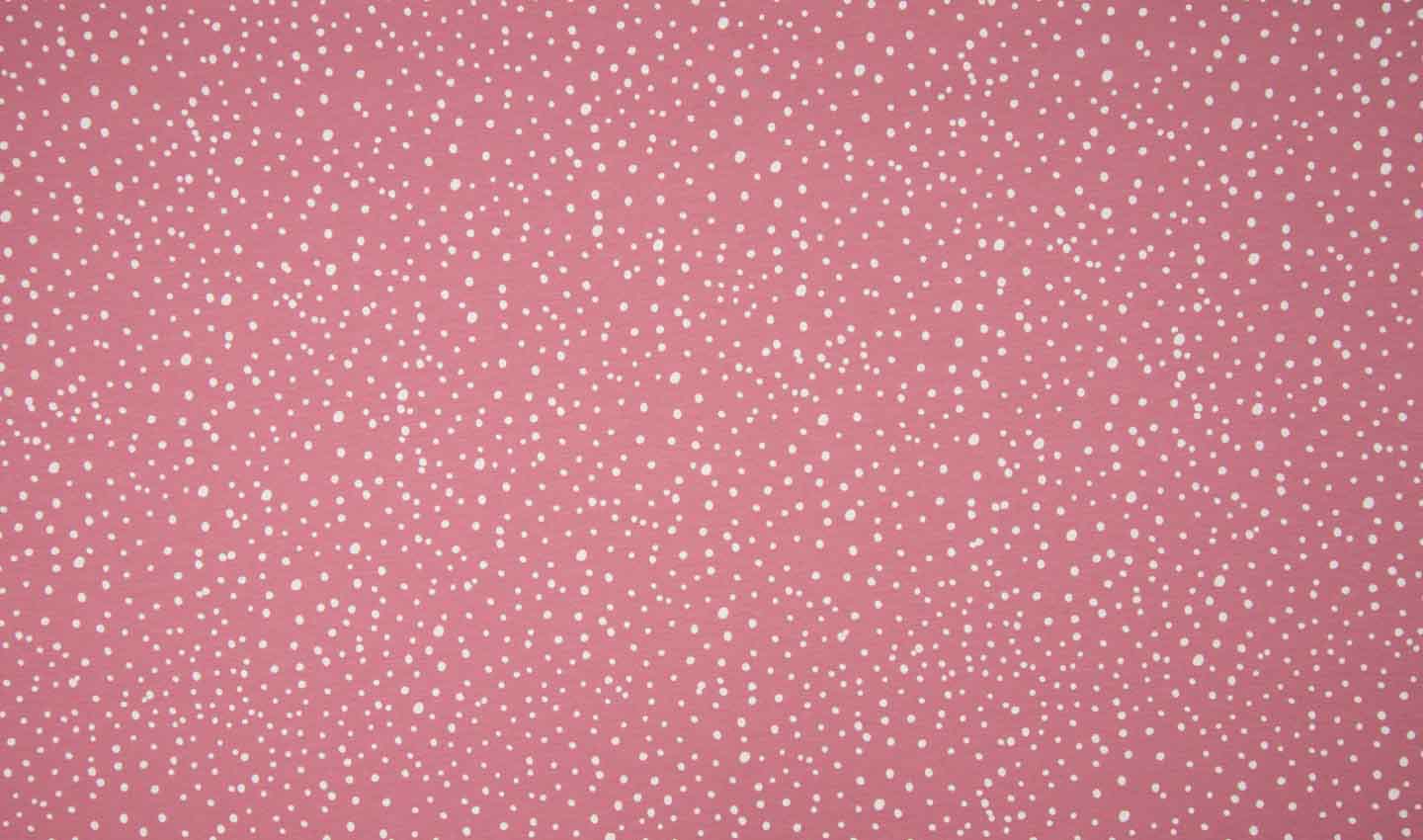Bomullstyg DOTS Old Rose