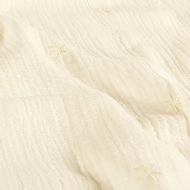 Muslin Broderade blommor